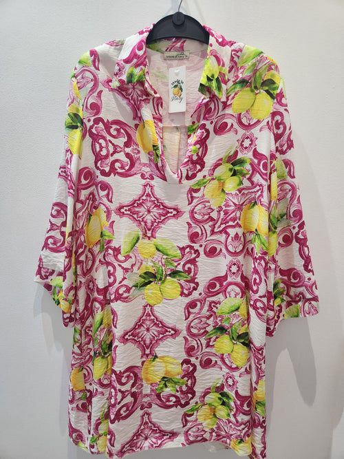 Katniss lemon love shirt dress